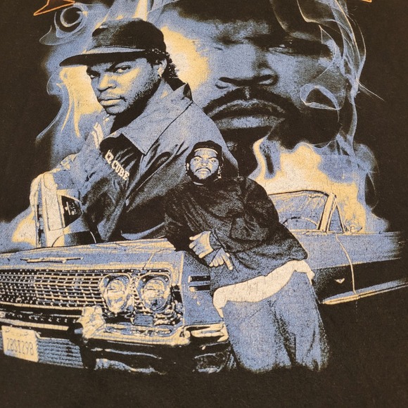 Ice Cube Men's Ice Cube Short Sleeve Graphic T-Shirt Rap Band Size M/L - Picture 7 of 8